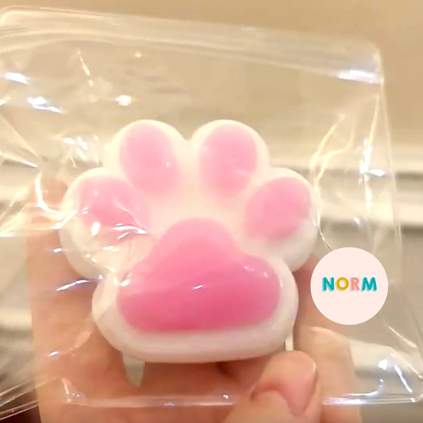 Cat Paw Mochi Taba Squishy Bag