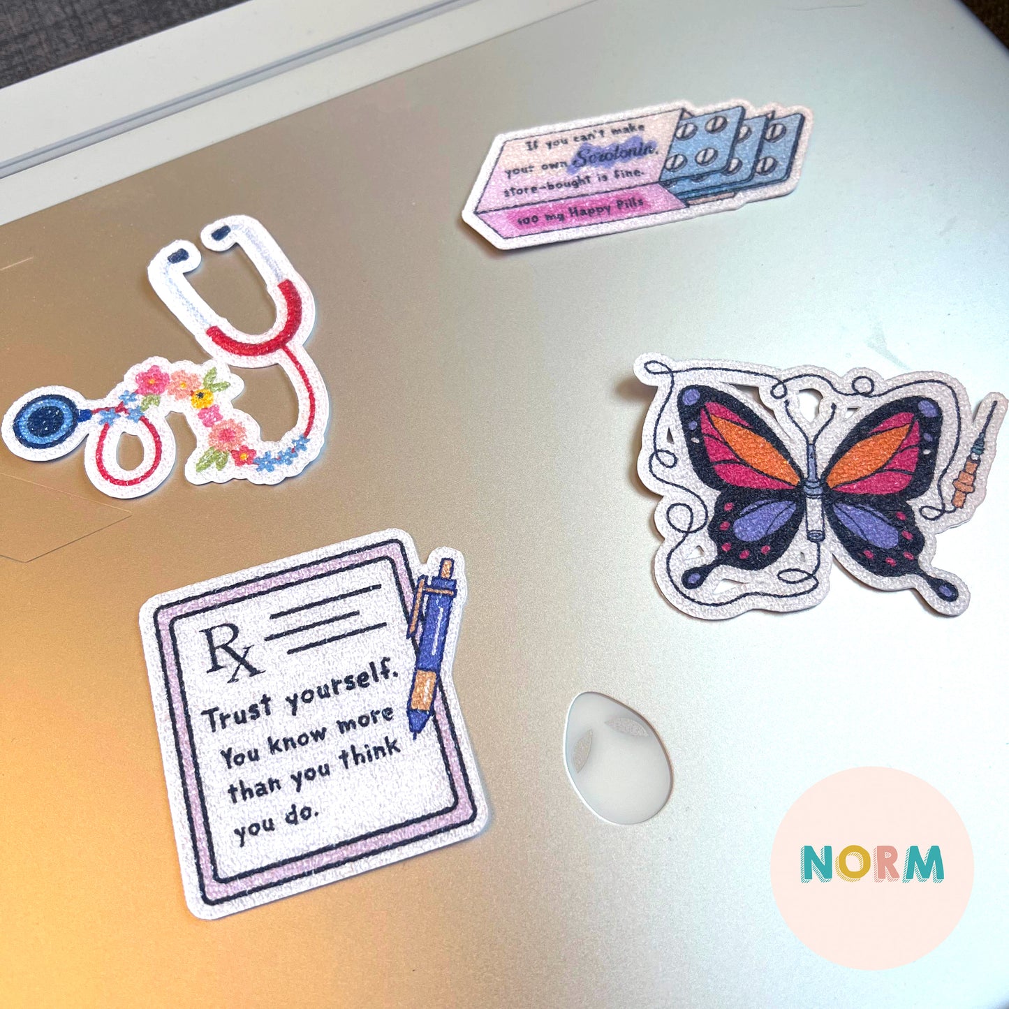 Medical & Nurse Wellness Stickers Set