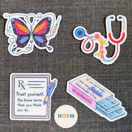 Medical & Nurse Wellness Stickers Set