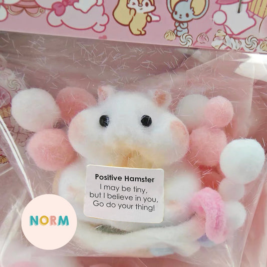 Furry Positive Hamster Squishy, Emotional Support Hamster