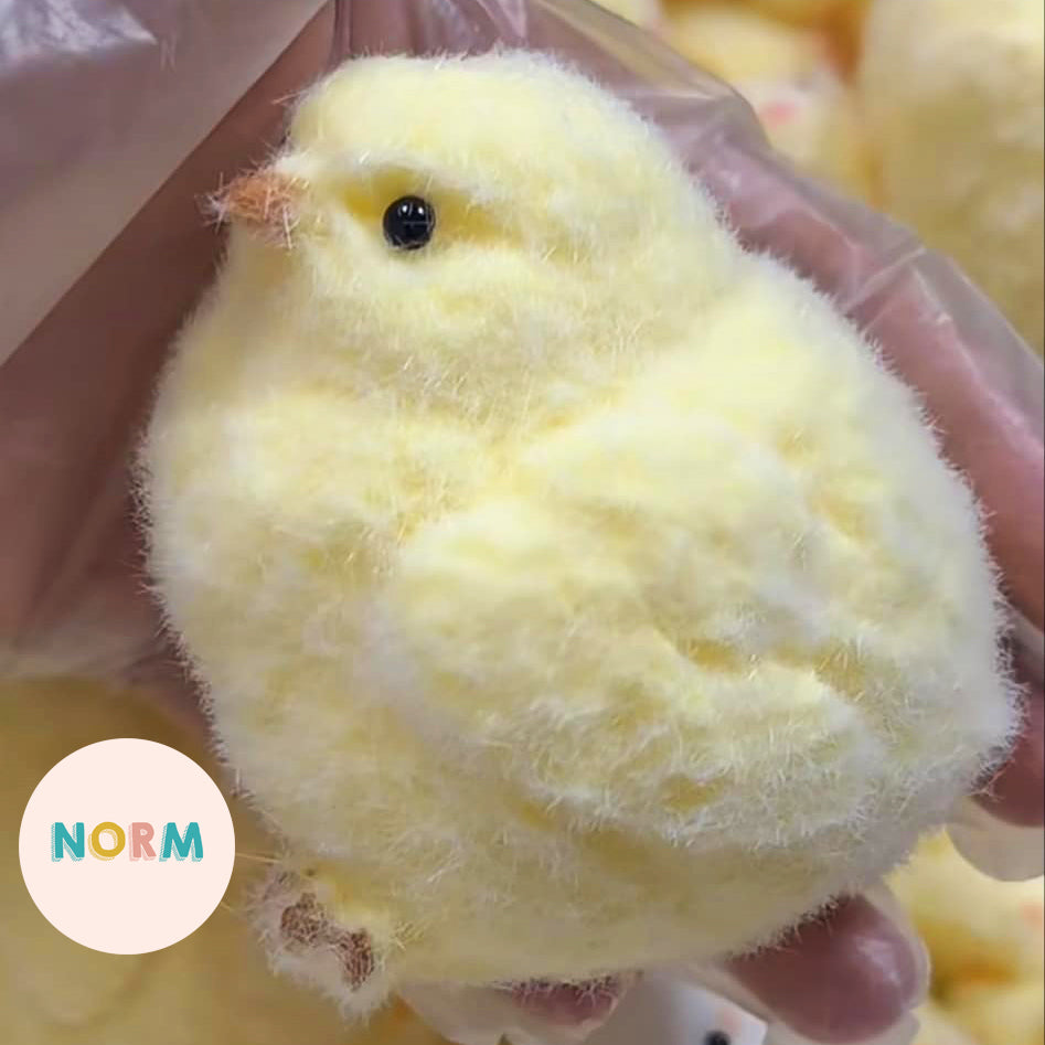 Furry Baby Chick Mochi Taba Squishy