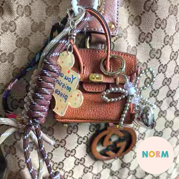 Mini Designer Bag Birkin & Trinkets Bag Charms