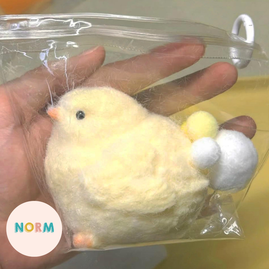 Furry Baby Chick Mochi Taba Squishy