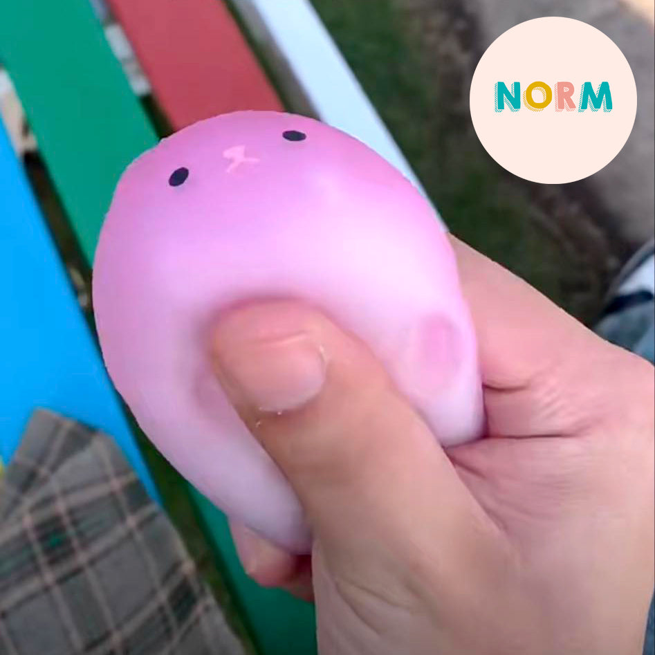 Bunny Mochi Color Changing Squishy Toy