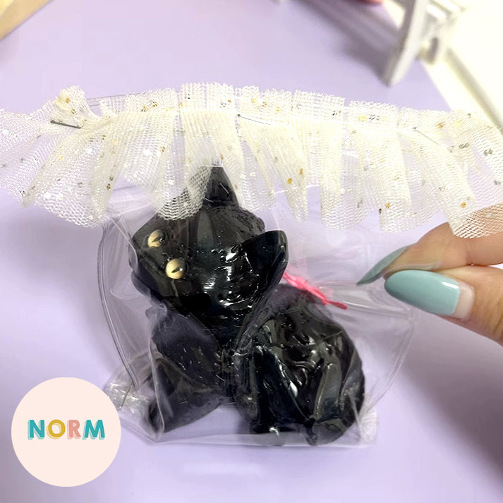 Furry Cat Kitten Mochi Taba Squishy Toy