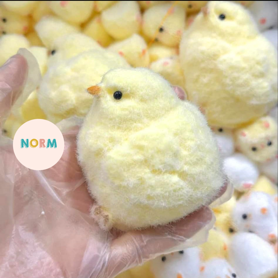 Furry Baby Chick Mochi Taba Squishy