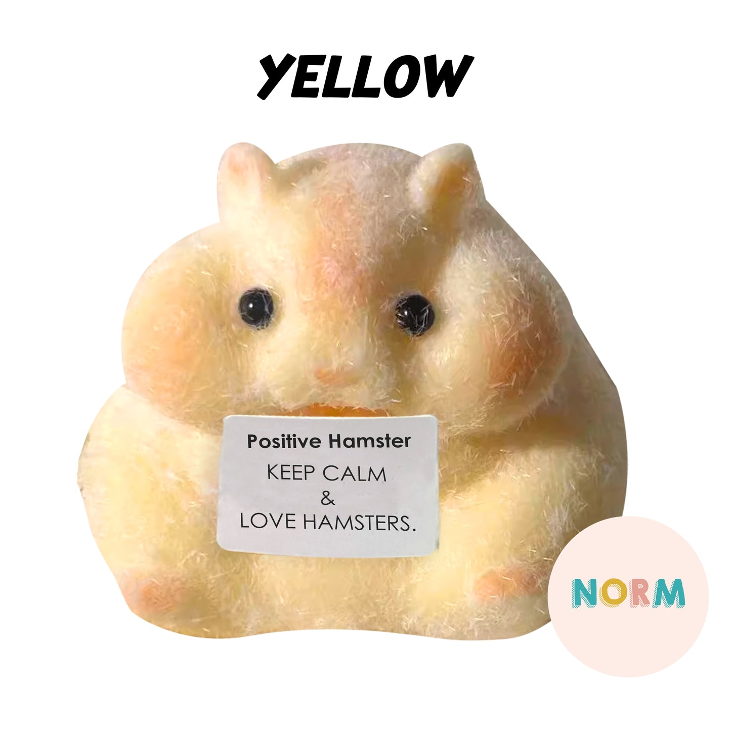 Furry Positive Hamster Squishy, Emotional Support Hamster