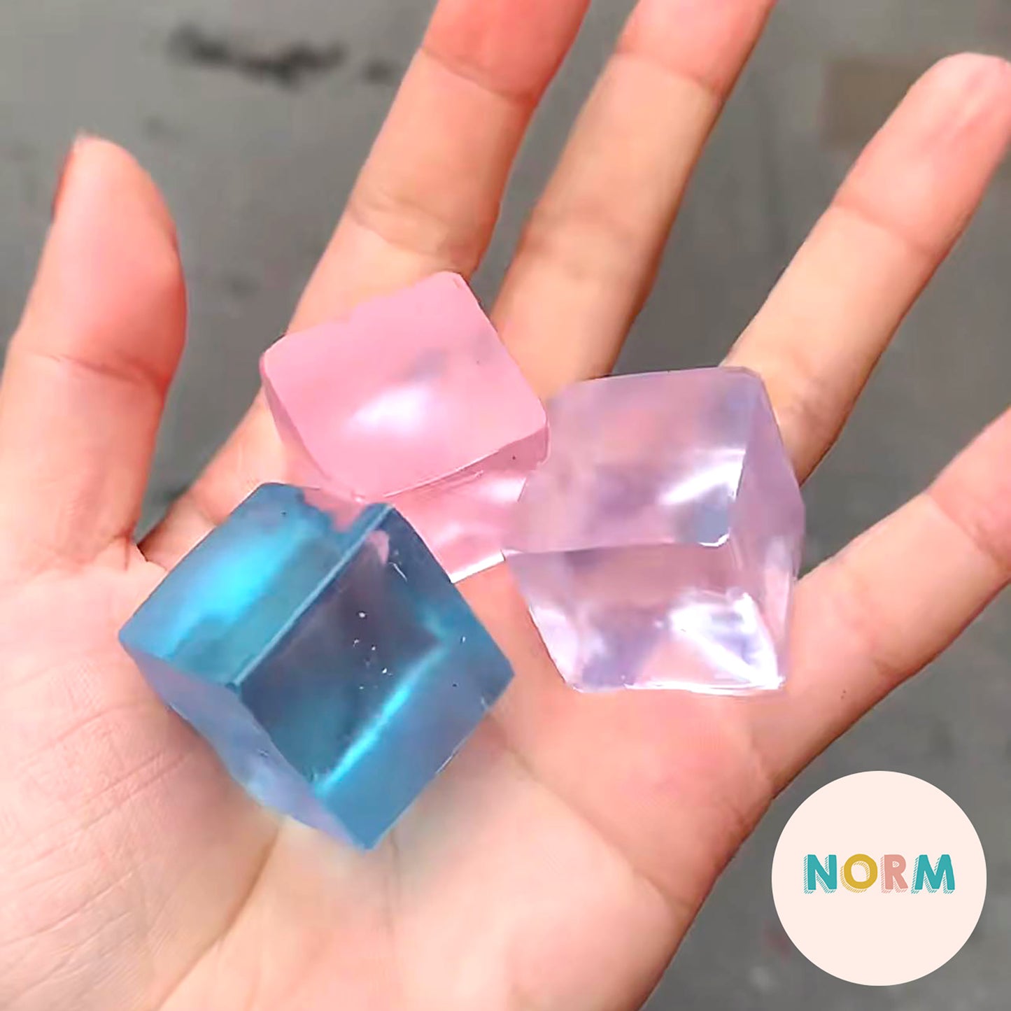 Ice Cubes Jelly Squishy Toy