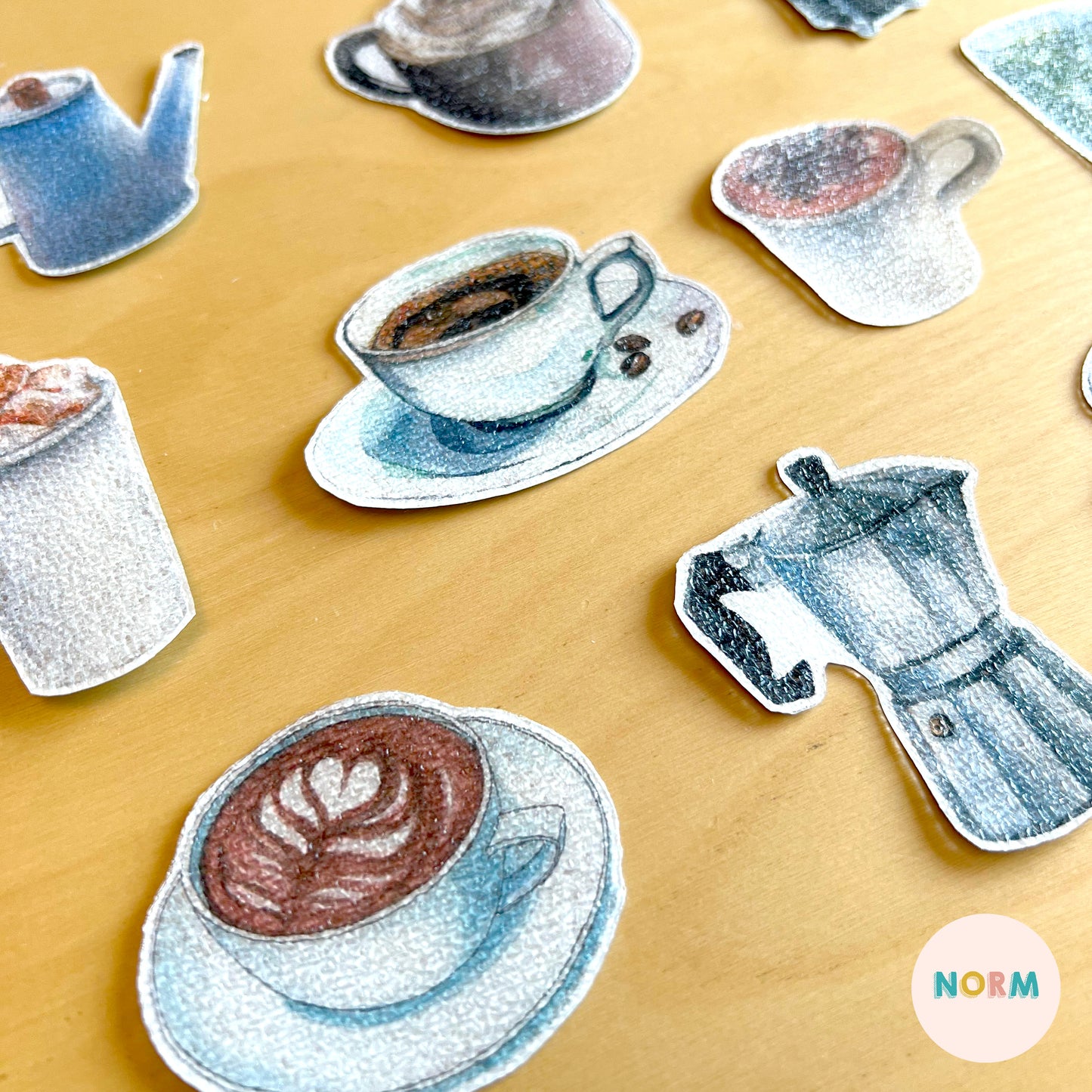 COFFEE & TEA Wellness Stickers Boxset