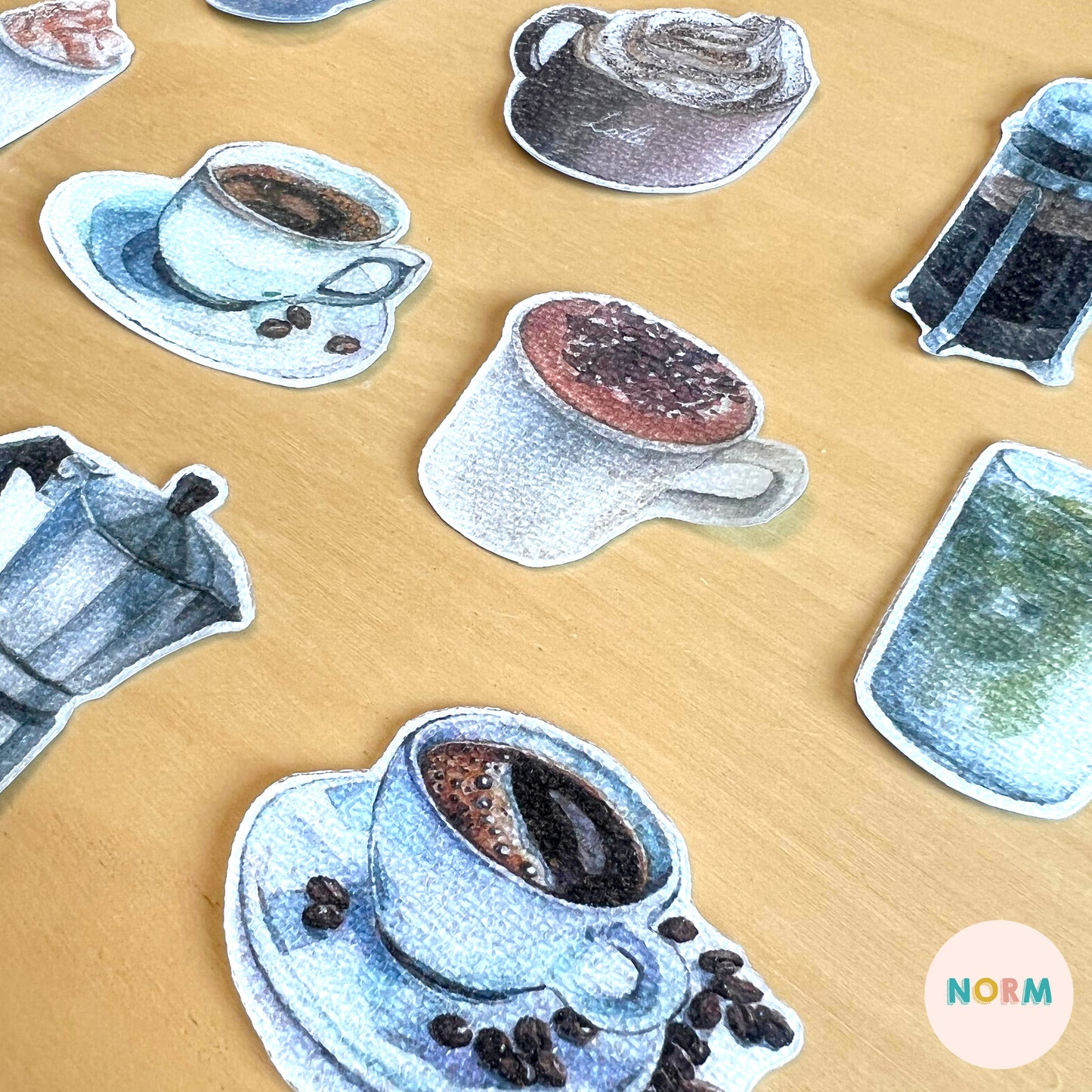 COFFEE & TEA Wellness Stickers Boxset