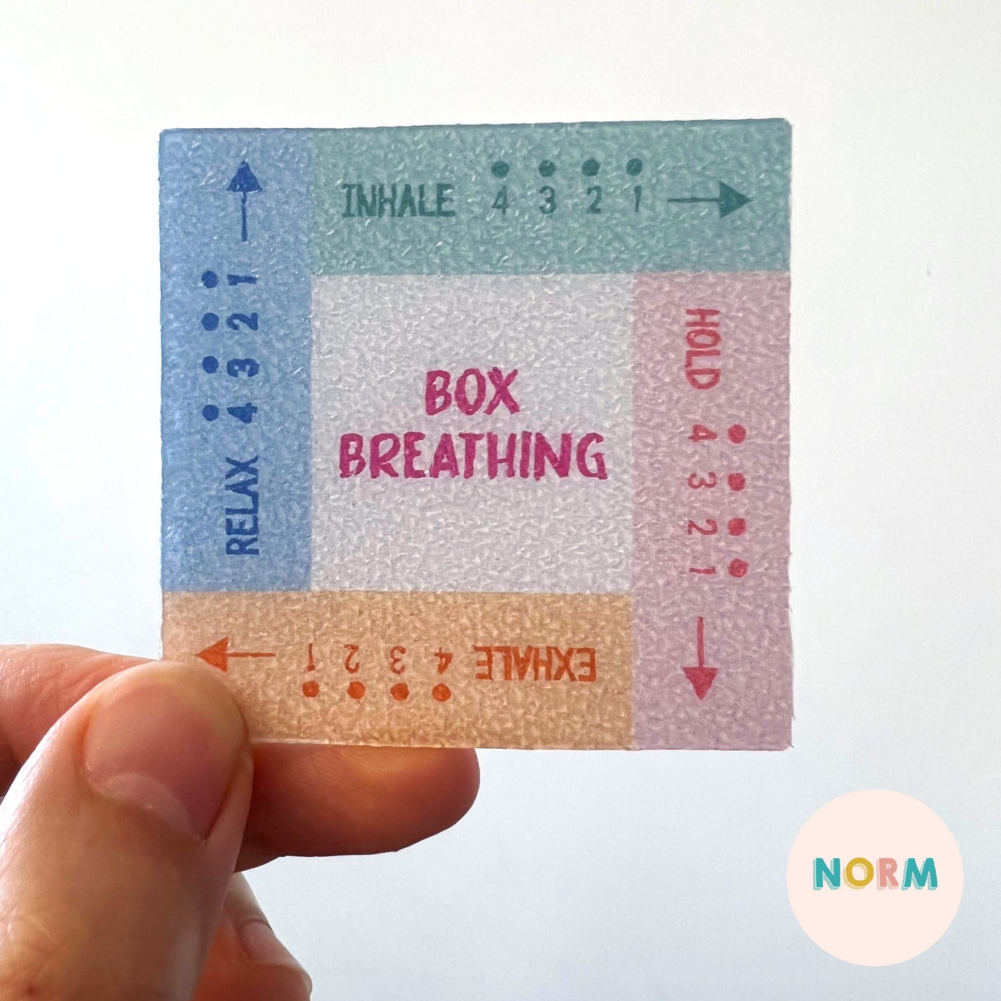 GROUNDING & BREATHING Wellness Stickers Boxset