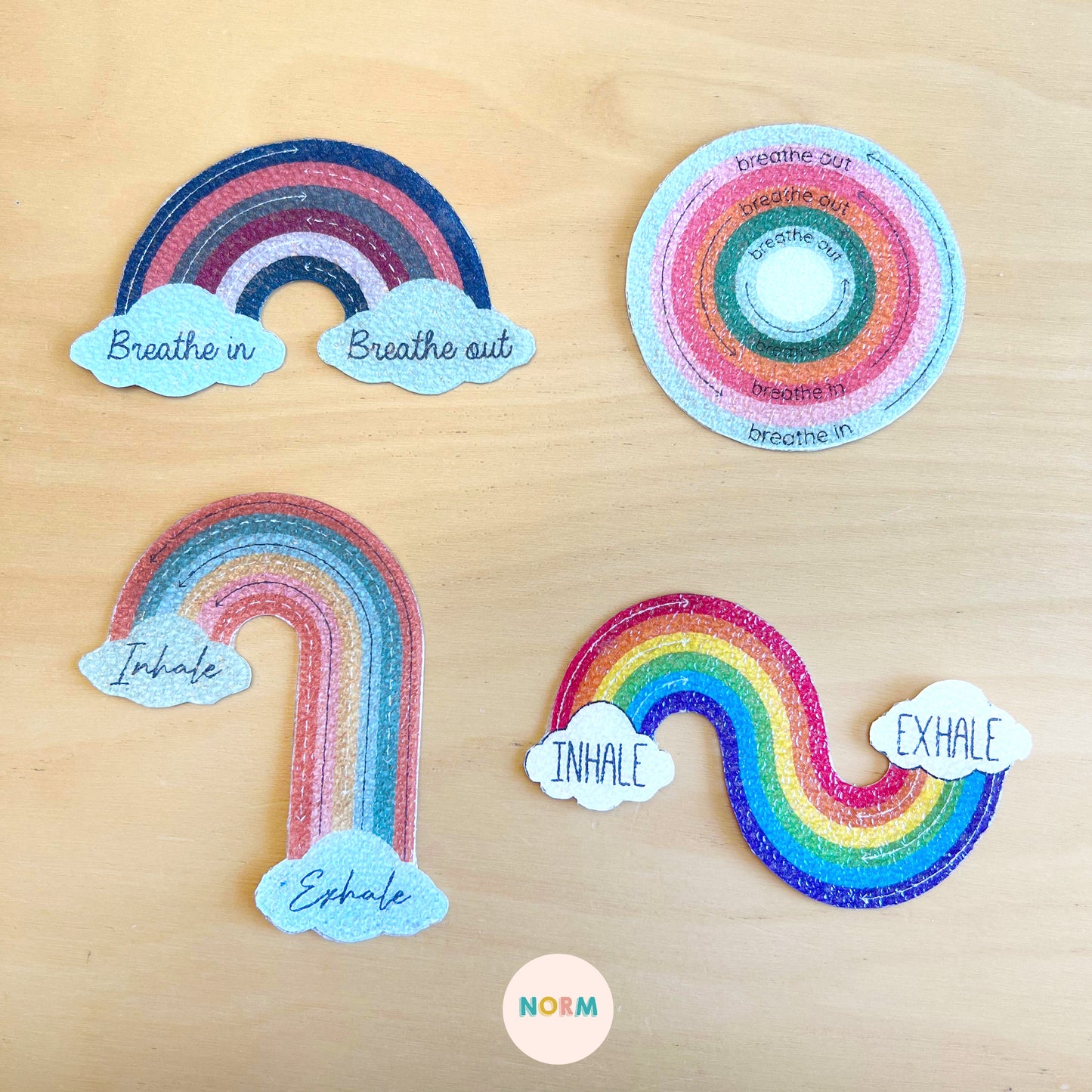 RAINBOW BREATHING Wellness Stickers Boxset